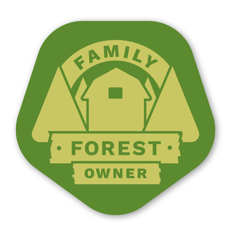 Geometric Family Forest Owner badge.